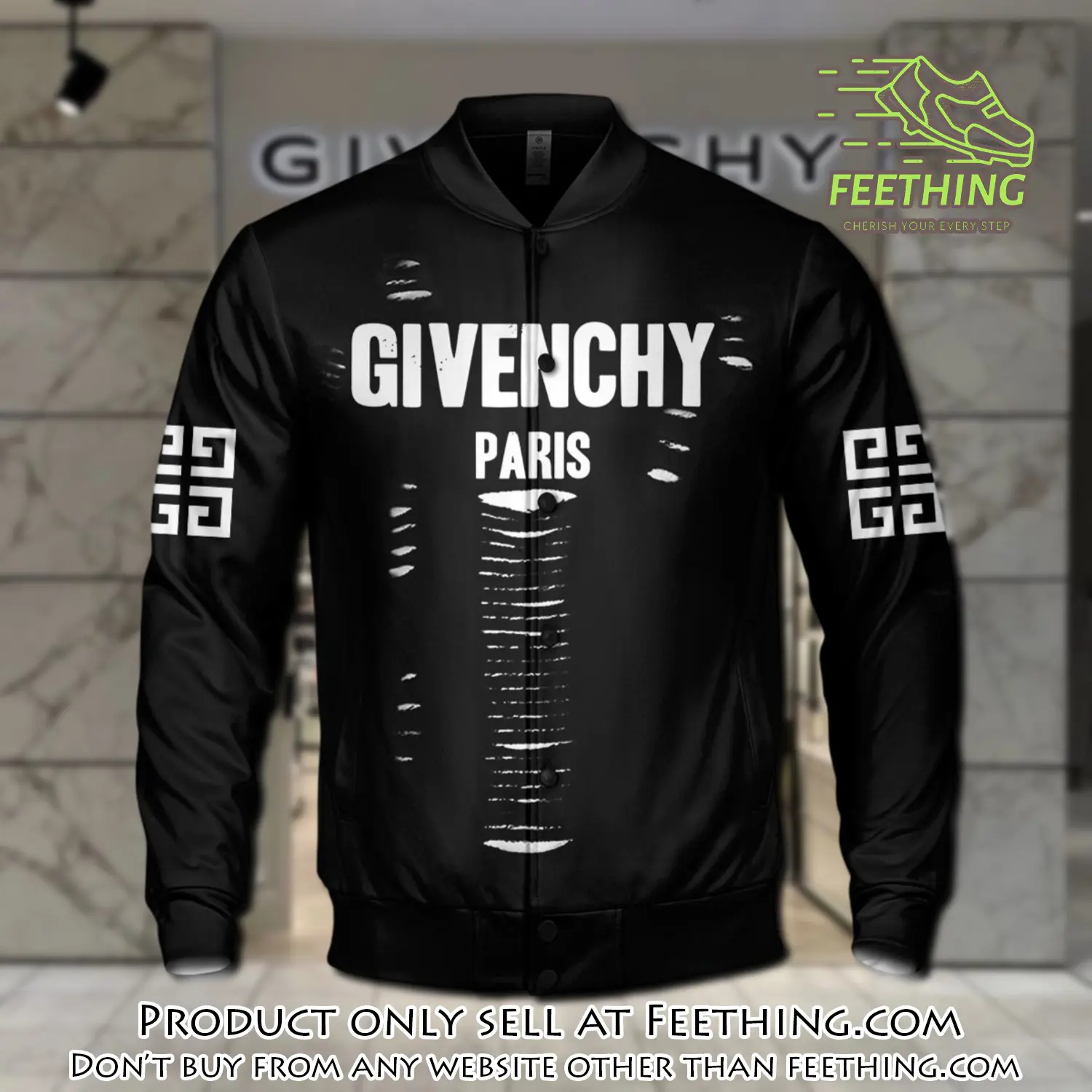 Luxury givenchy varsity premium baseball jacket bjv1049 ft5250742